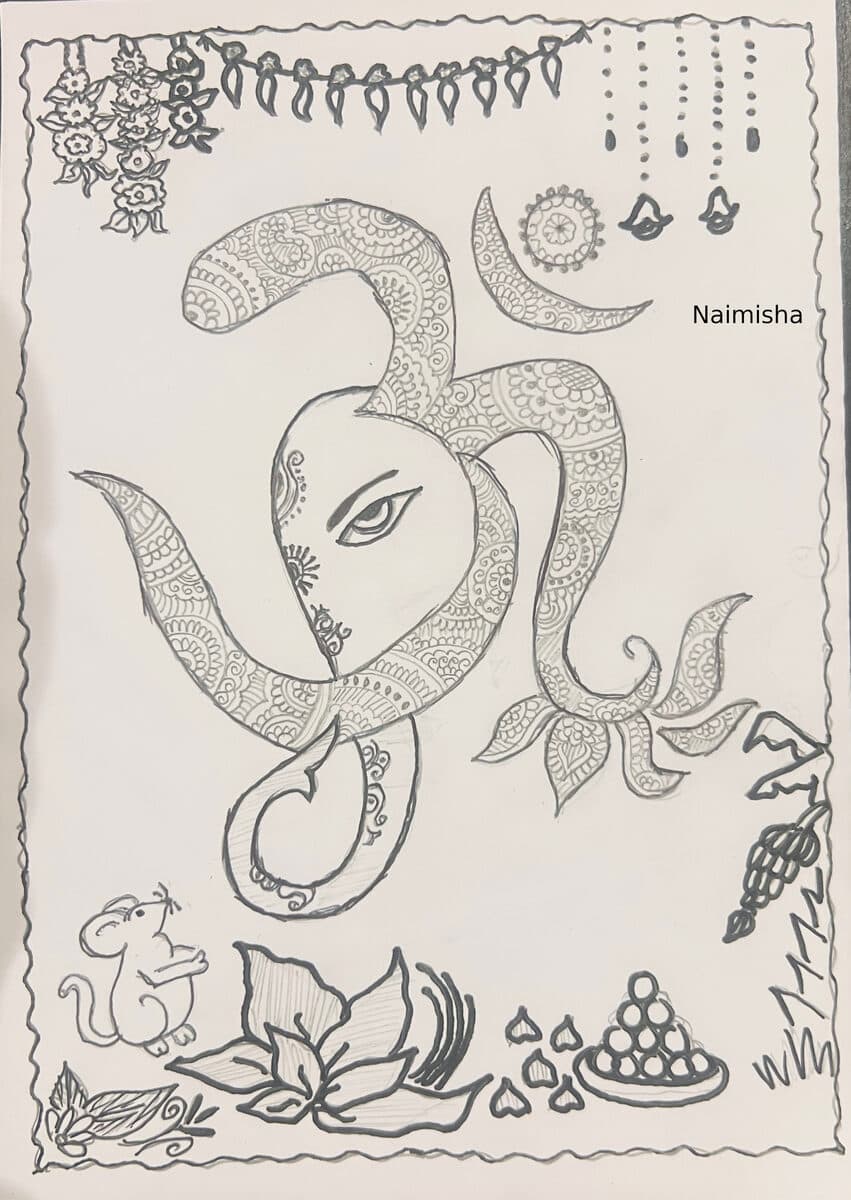 Naimisha's artwork