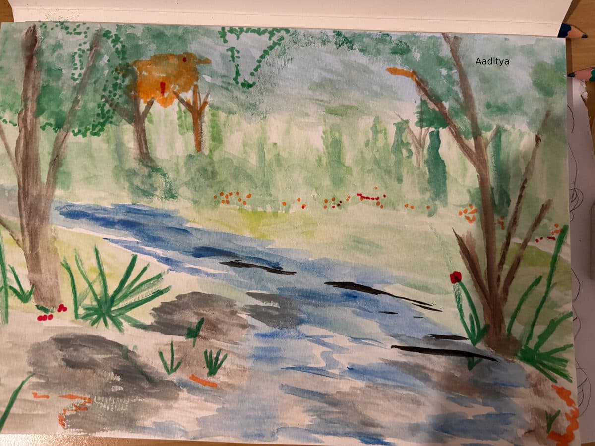 Aaditya's artwork