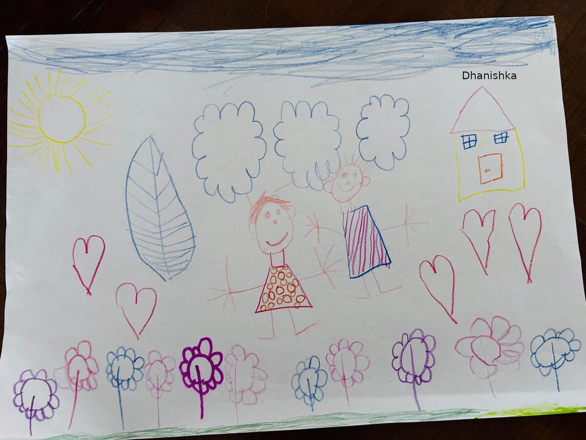 Dhanishka's artwork