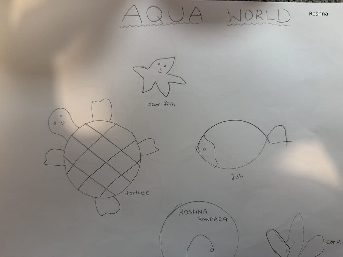 Roshna's artwork